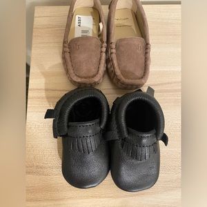NWOT Baby Shoes Unisex Moccasins Infant Janie & Jack 18 months